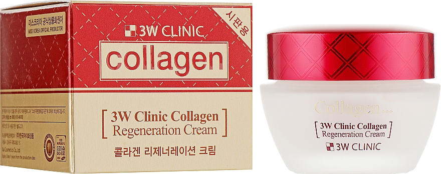 Regenerierende Gesichtscreme mit Kollagen - 3W Clinic Collagen Regeneration Cream — Bild N2