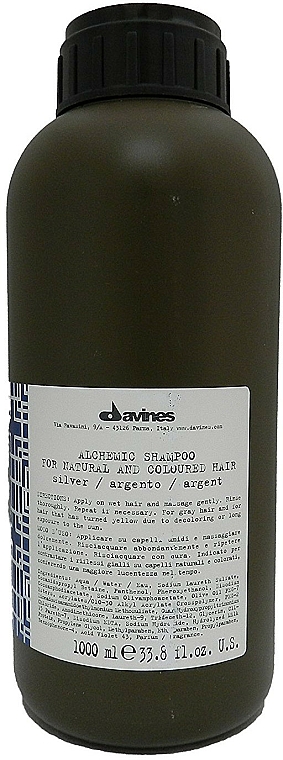 Shampoo zur Intensivierung der Farbe (Silber) - Davines Alchemic Shampoo — Bild N2