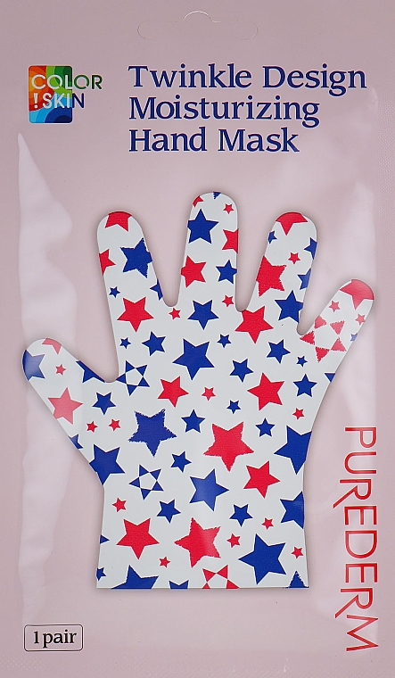 Feuchtigkeitsspendende Handmaske mit Propolis - Purederm Twinkle Design Moisturizing Hand Mask — Bild N1