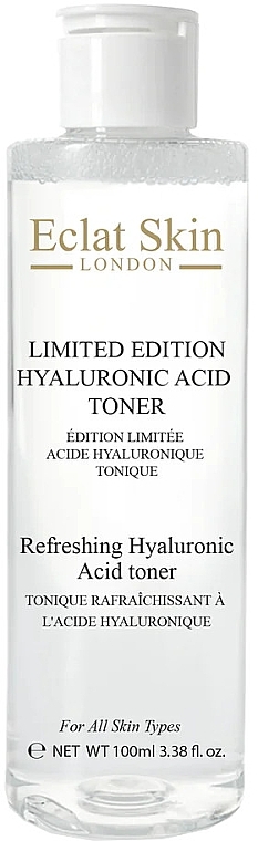 Erfrischendes Gesichtswasser mit Hyaluronsäure - Eclat Skin London Limited Edition Refreshing Hyaluronic Acid Toner — Bild N1