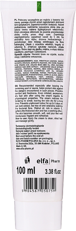 Erfrischende und schützende Fußcreme mit Schöllkraut und Eichenrinden - Green Pharmacy — Bild N2