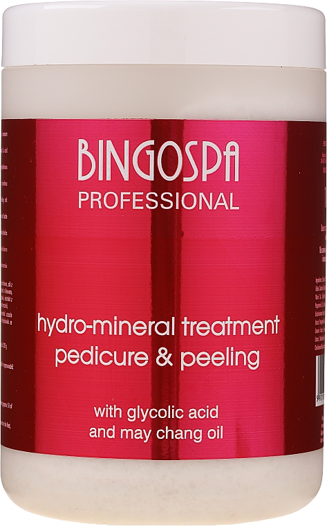 Fußpeeling mit Glykolsäure und Hydro-Mineralien - BingoSpa Mineral Treatment Pedicure & Peeling — Bild N2