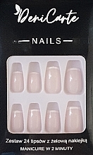 Quadratische Nagelspitzen, 24 Stück - Deni Carte Nails 7202 — Bild N1