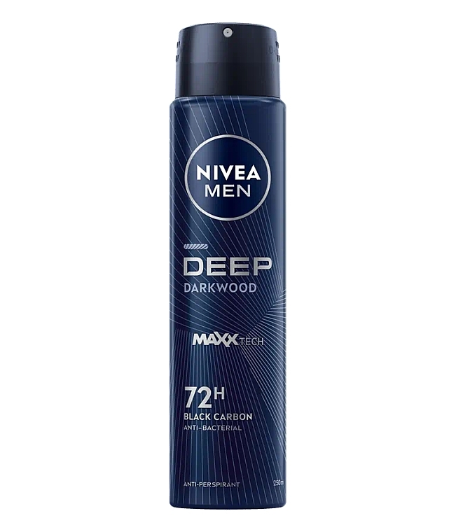 Deospray Antitranspirant für Männer - NIVEA MEN Deep Darkwood 72H Anti-Perspirant  — Bild N1