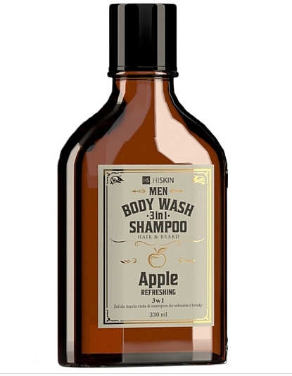 Gel-Shampoo zum Waschen von Körper, Haar und Bart  - HiSkin Men Body Wash Gel And Shampoo  — Bild N2