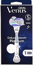 Düfte, Parfümerie und Kosmetik Rasierer - Gillette Venus Deluxe Smooth Platinum