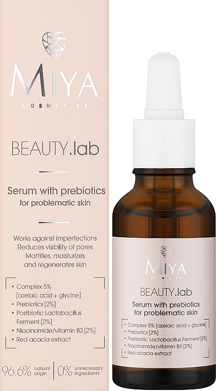 Serum mit Präbiotika für Problemhaut - Miya Cosmetics Beauty Lab Serum With Prebiotics For Problem Skin — Bild N2