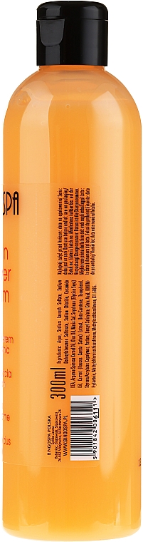 Duschcreme mit Arganöl und Pfirsichduft - BingoSpa Argan Cream With Peach Shower — Bild N3
