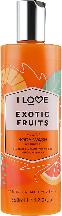 Duschgel mit Mango-, Grapefruit-, Melonen- und Ananasduft - I Love Exotic Fruits Body Wash — Bild N1