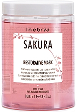 Regenerierende Maske für Kopfhaut und Haar mit Kirschblütenextrakt - Inebrya Sakura Restorative Mask — Bild N3