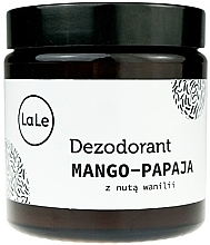 Düfte, Parfümerie und Kosmetik Creme-Deodorant Mango-Papaya - La-Le Cream Deodorant
