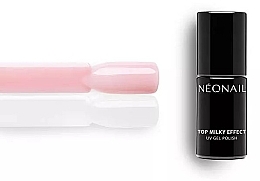 Hybrid-Nagellack - NeoNail Top Milky Effect Creamy — Bild N4