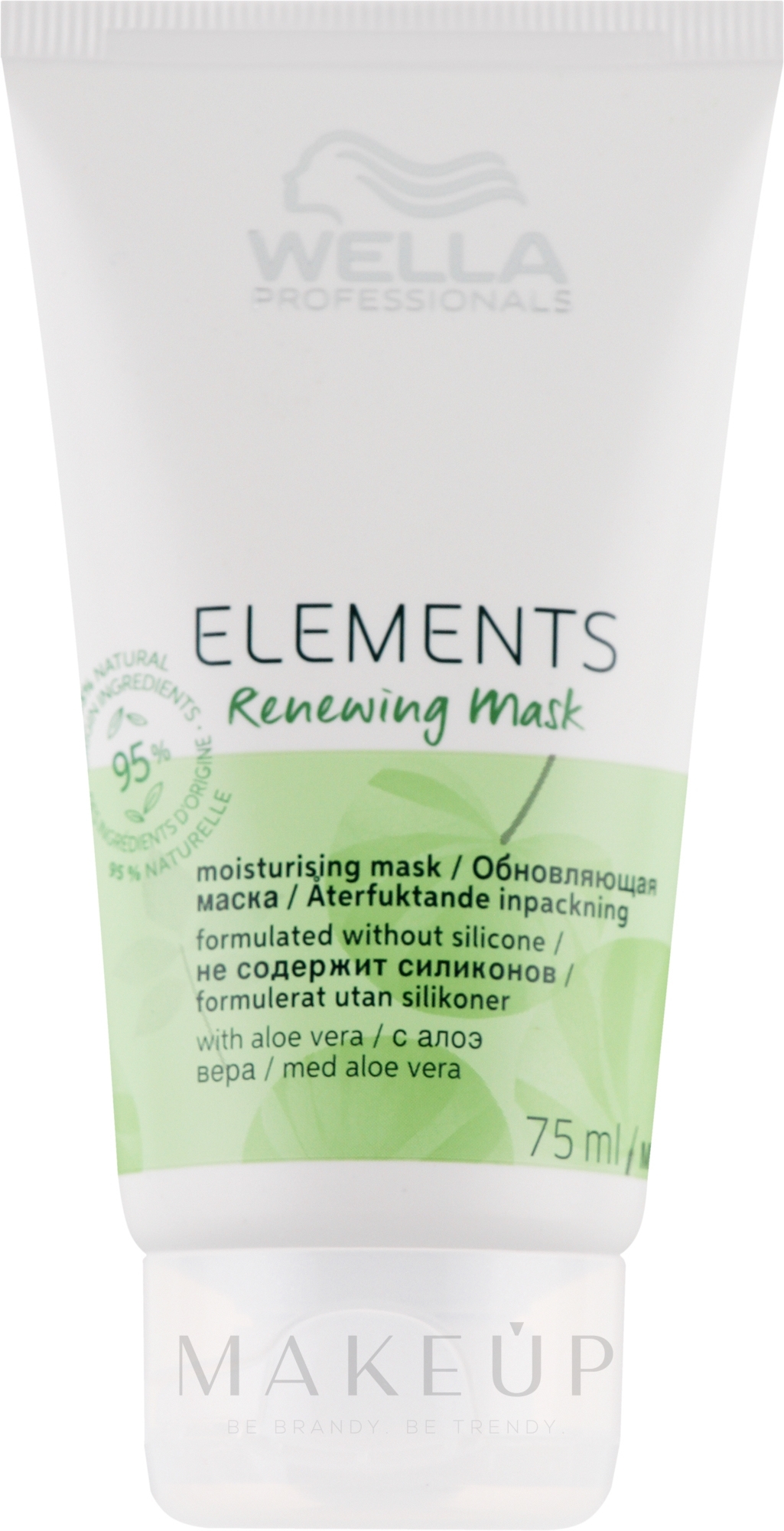 Vitalisierende Haarmaske - Wella Professionals Elements Renewing Mask — Bild 75 ml