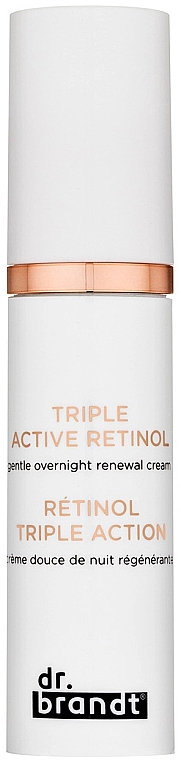 Sanfte Revitalisierungscreme für die Nacht - Dr. Brandt Triple Active Retinol — Bild N1