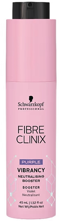 Booster für gefärbtes Haar - Schwarzkopf Professional Fiber Clinix Vibrancy Purple Booster — Bild N1