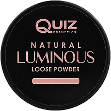 Loser Gesichtspuder mit Glow-Effekt - Quiz Cosmetics Natural Luminous Loose Powder — Bild N1
