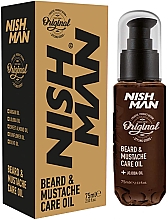 Bart- und Schnurrbartöl - Nishman Beard & Moustache Oil — Bild N1