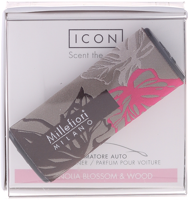 Auto-Lufterfrischer Magnolia Blossom & Wood - Millefiori Milano Magnolia Blossom & Wood — Bild N1