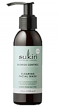 Düfte, Parfümerie und Kosmetik Gesichtswaschgel mit Eukalyptus, Teebaum und Granatapfel - Sukin Blemish Control Clearing Facial Wash