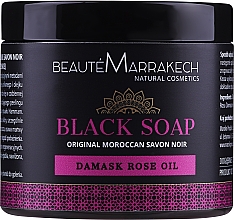 Natürliche marokkanische schwarze Seife mit Damaszener-Rosenöl - Beaute Marrakech Savon Noir Moroccan Black Soap — Bild N3