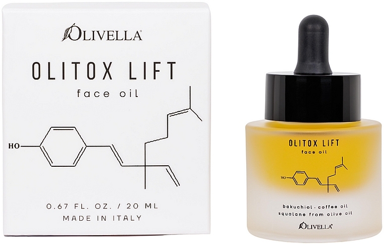 Gesichtsöl mit Bacuchiol - Olivella Olitox Face Oil With Bakuchiol — Bild N1