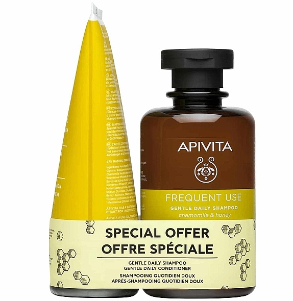 Set - Apivita Frequent Use (shampoo/250ml + h/cond/150ml) — Bild N1