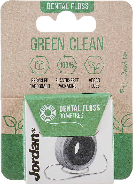 Zahnseide 30 m - Jordan Green Clean Dental Floss — Bild N1