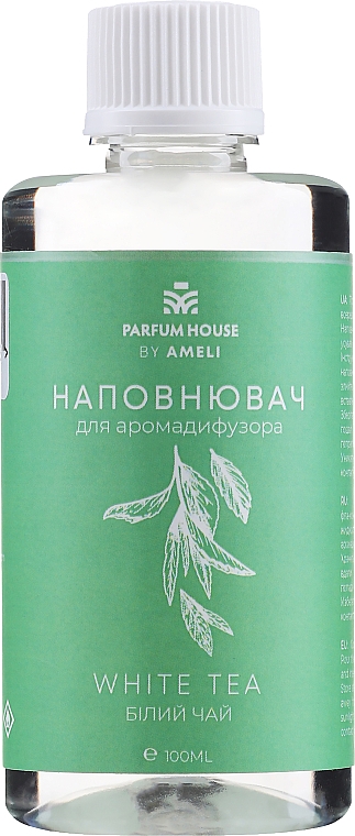 Nachfüller für Aromadiffusor Weißer Tee - Parfum House White Tea — Bild N1