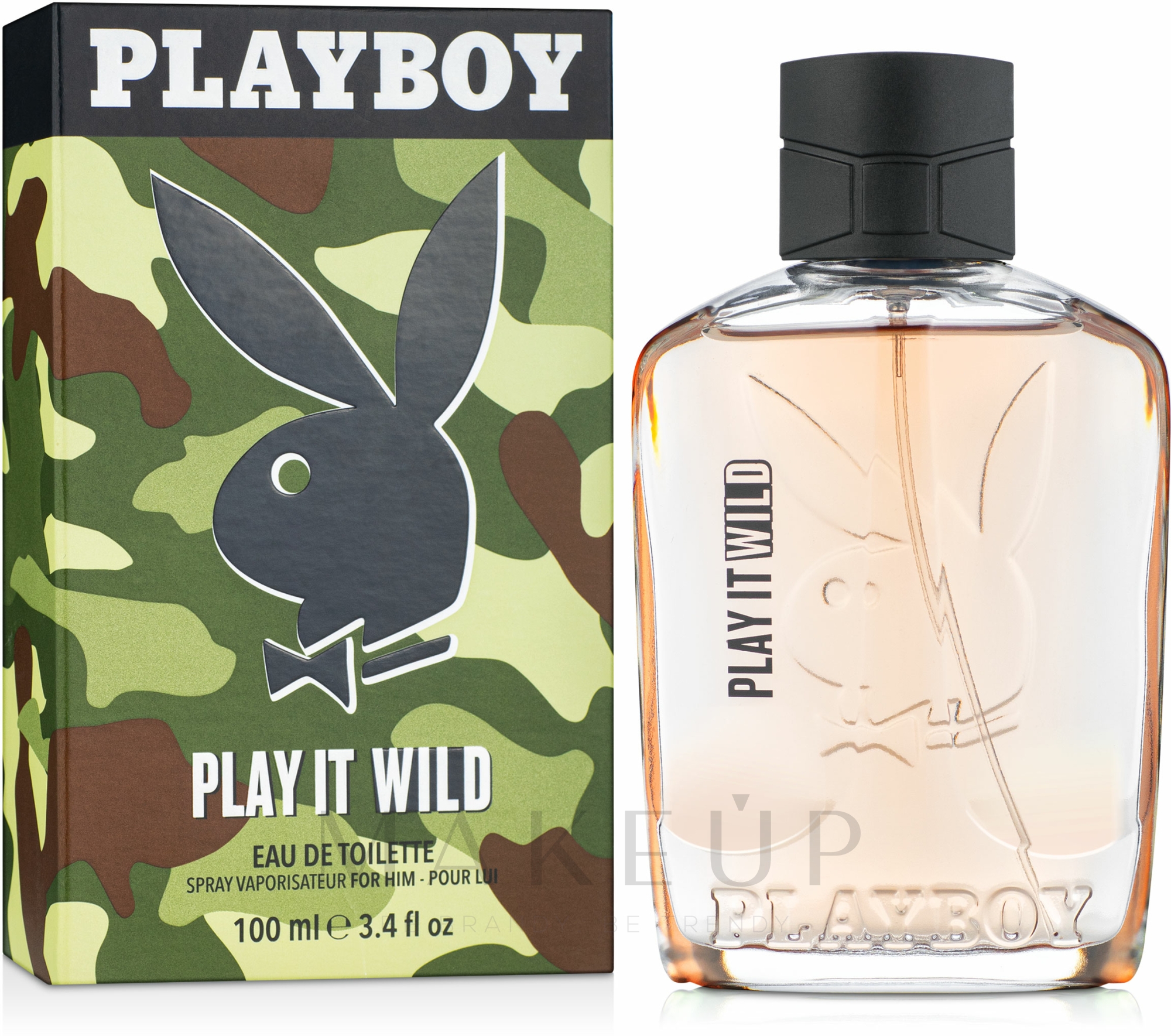 Playboy Play It Wild For Him - Eau de Toilette — Bild 100 ml