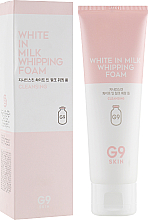 Düfte, Parfümerie und Kosmetik Feuchtigkeitsspendender und aufhellender Gesichtsreinigungsschaum mit Milchproteinen und Glykol- und Salizylsäure - G9Skin White In Milk Whipping Foam