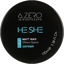 Düfte, Parfümerie und Kosmetik Haarwachs mit Matteffekt - Seipuntozero He.She Matt Wax