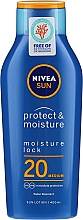 Düfte, Parfümerie und Kosmetik Feuchtigkeitsspendende Sonnenschutzlotion SPF 20 - NIVEA Sun Protect & Moisture Sun Lotion SPF20