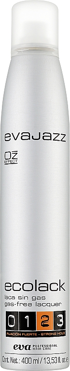 Öko-Haarspray mit starkem Halt - Eva Professional Evajazz Ecolack-2 Strong Hold — Bild N1