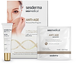 Anti-Aging Gesichtspflege - Sesderma Sesmedical Anti-Age Personal Peel Program (Gesichtscreme 15ml + Peeling-Tücher 4x4ml) — Bild N1