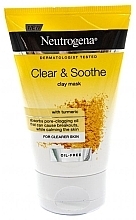 Düfte, Parfümerie und Kosmetik Gesichtsmaske - Neutrogena Clear & Soothe Clay Mask 