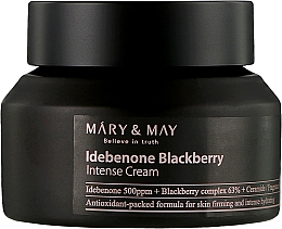 Düfte, Parfümerie und Kosmetik Anti-Aging-Creme mit Idebenon - Mary & May Idebenone Blackberry Complex Intense Cream
