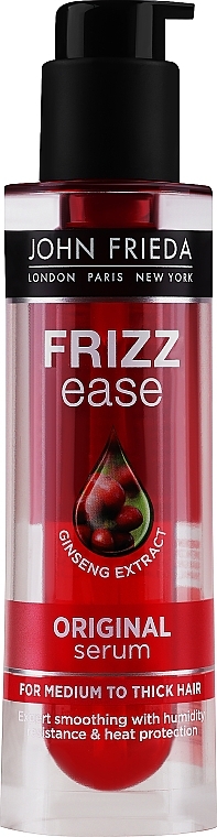 Haarserum mit Anti-Frizz-Wirkung und Hitzeschutz - John Frieda Frizz Ease Original 6 Effects Serum