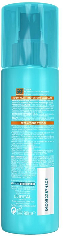 Sonnenschutz Körperspray - L'Oreal Paris Sublime Sun Cellular Protect SPF30 Sun Spray — Bild N2
