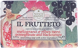 Naturseife Pomegranante & Blackcurrant - Nesti Dante Nourishing & Toning Soap Il Frutteto Collection — Bild N1