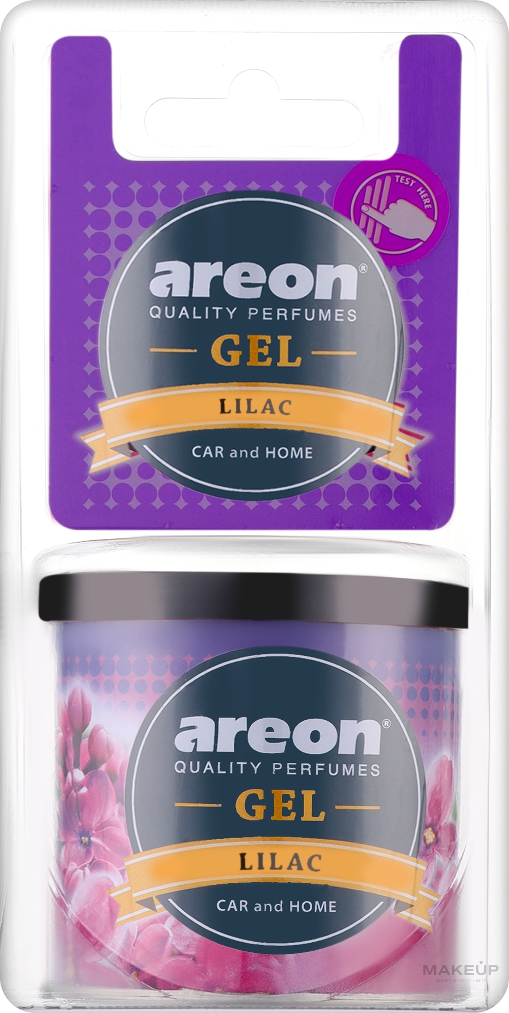 Gel-Lufterfrischer Flieder - Areon Gel Can Blister Lilac  — Bild 80 g
