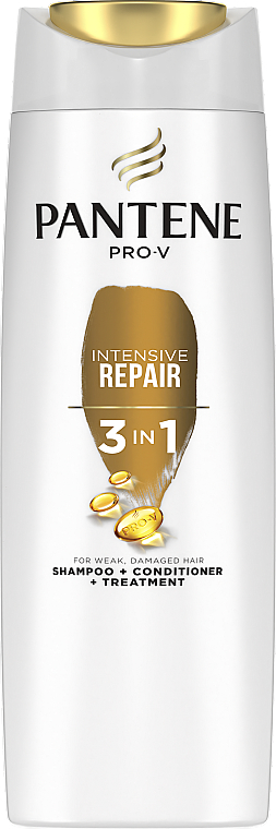 3 in1 Shampoo, Spülung & Intensiv-Kur "Intensive Repair" - Pantene Pro-V 3in1 Intensive Repair Shampoo