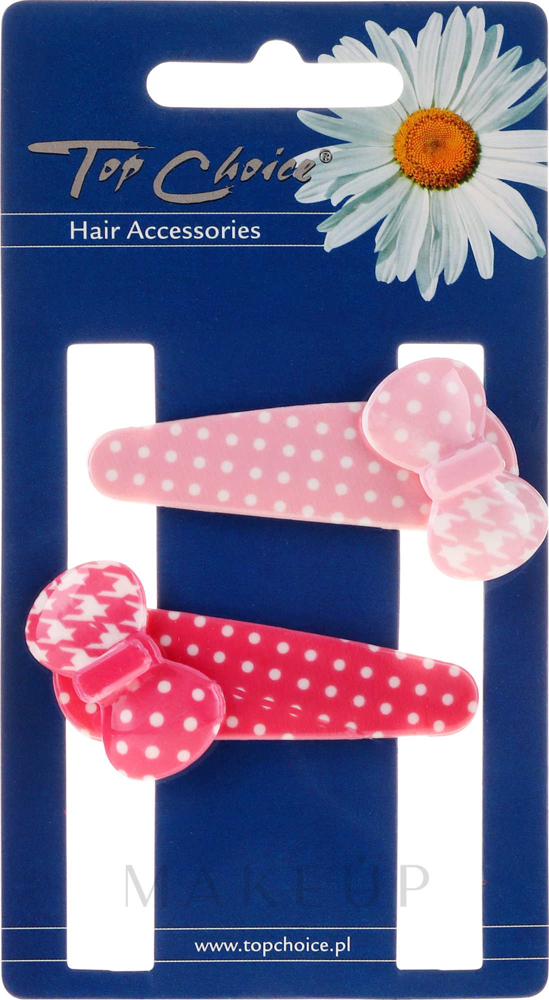 Haarspangen 23675 rosa und rot - Top Choice — Bild 2 St.