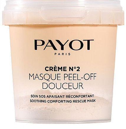 Beruhigende Peel-Off Gesichtsmaske mit Prä- und Probiotika und Haferextrakt - Payot Creme №2 Masque Peel-off Douceur — Bild N1