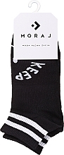 Düfte, Parfümerie und Kosmetik Damensocken Keep smile schwarz - Moraj