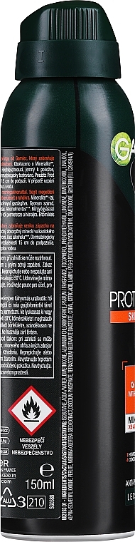 Deospray Antitranspirant - Garnier Mineral Men Deodorant Protection 5 — Bild N2