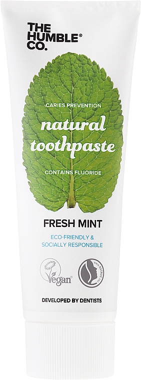 Natürliche Zahnpasta mit frischem Minzgeschmack und Fluorid - The Humble Co. Natural Toothpaste Fresh Mint — Bild N1