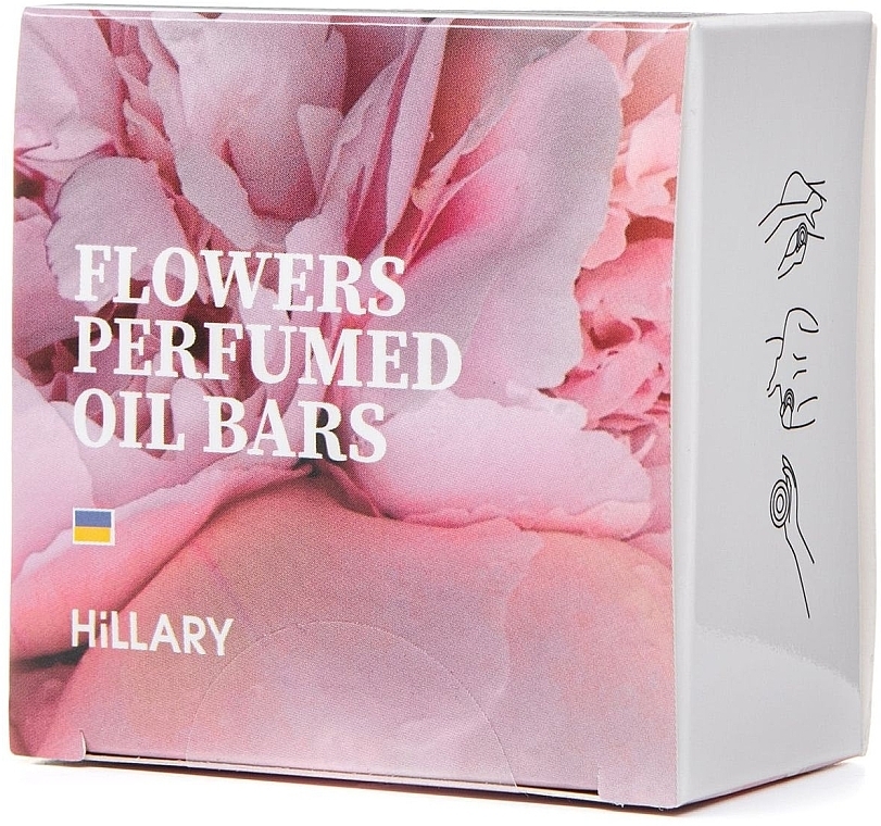 Festes parfümiertes Körperöl - Hillary Perfumed Oil Bars Flowers — Bild N2