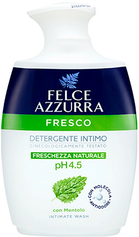 Milde flüssige Intimseife Naturfrische - Felce Azzurra Menthol Intimate Wash — Bild N1