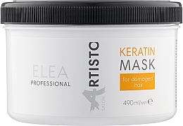 Haarmaske - Elea Professional Artisto Salon Keratin Mask For Damaged Hair — Bild N1