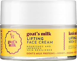 Düfte, Parfümerie und Kosmetik Lifting-Creme für das Gesicht mit Honig und Bienenwachs - Verona Vollare Goat`S Milk Honey & Bee Wax Lifting Face Cream